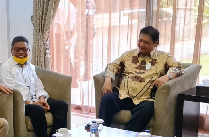 Airlangga Berharap TP  Kembalikan Kejayaan Golkar di Sulsel