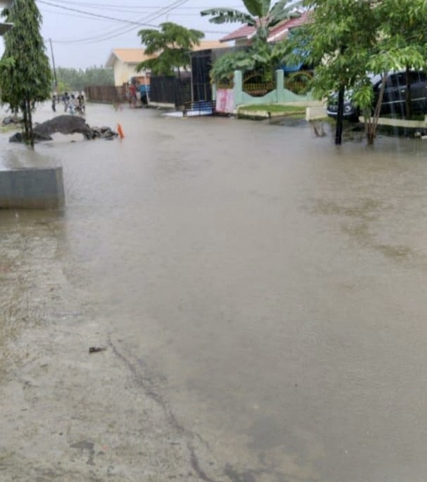 Air Kembali Meninggi di Blok 10 Antang