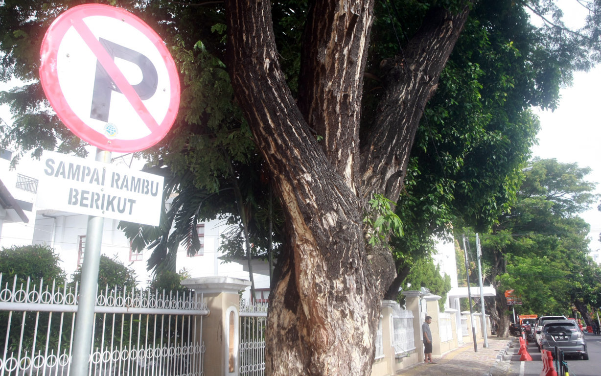 Sat Lantas Sosialisasi Larang Parkir