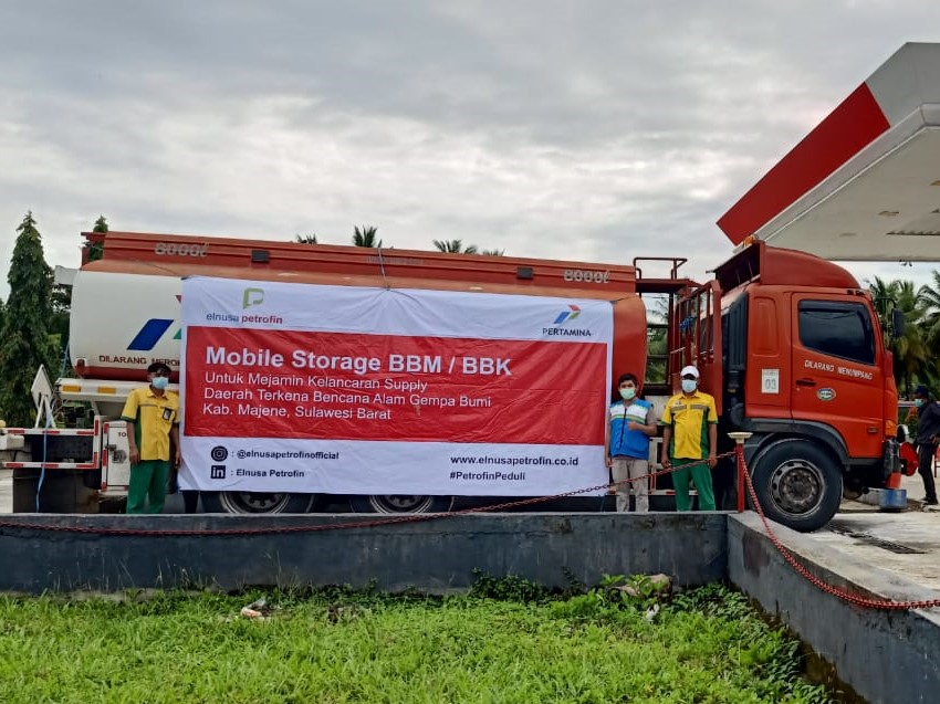 EPN Pasok BBM ke Lokasi Gempa