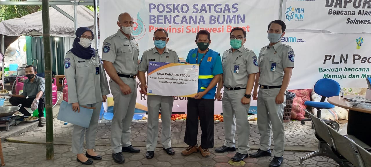 Jasa Raharja Kembali Salurkan Bantuan kepada Masyarakat Terdampak Gempa Bumi di Sulbar