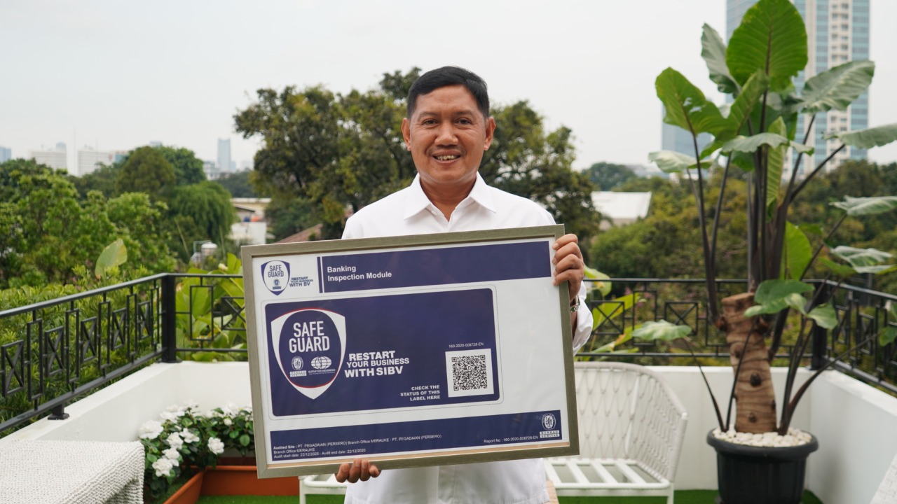 642 Cabang Pegadaian Raih Label SIBV Safe Guard