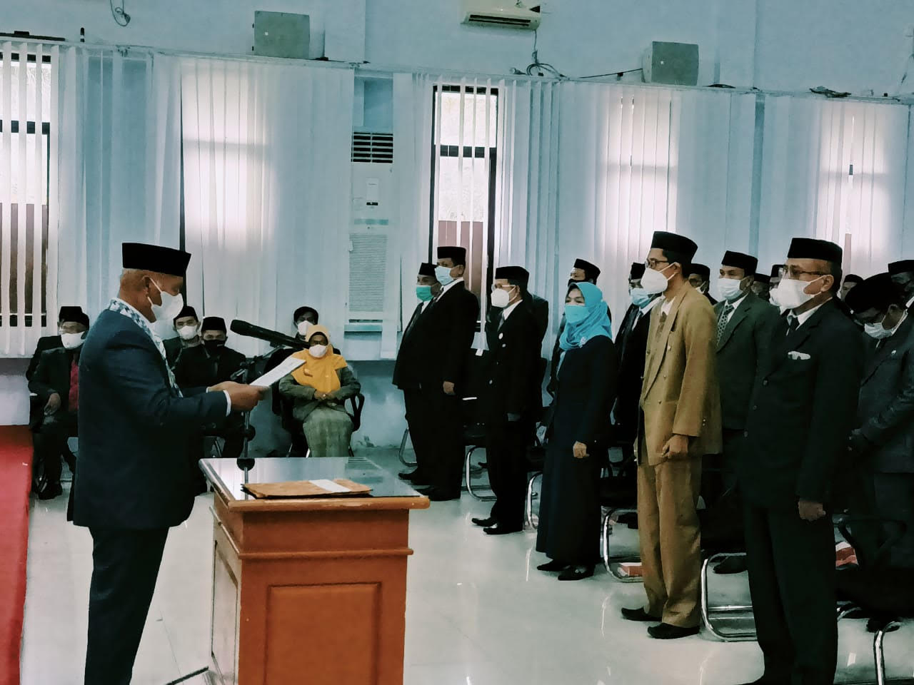 Muslimin Lantik 137 PNS