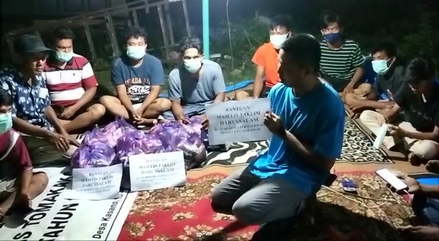 MT Darussalam Galang dan Salurkan Bantuan untuk Korban Gempa Sulbar