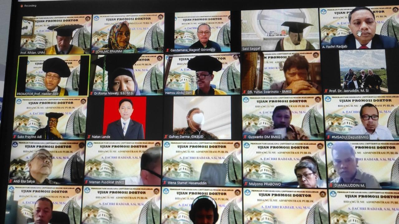 Kapus Meteorologi Publik BMKG Raih Doktor di UNM