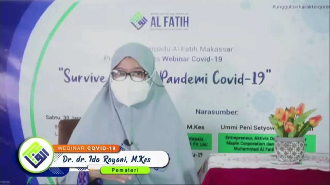 Webinar SIT Al Fatih Bahas Survive di Tengah Pandemi Covid-19