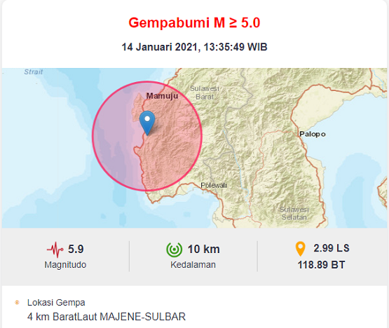 Rujab Ketua DPRD Sulbar dan Sekab Mamuju Rusak