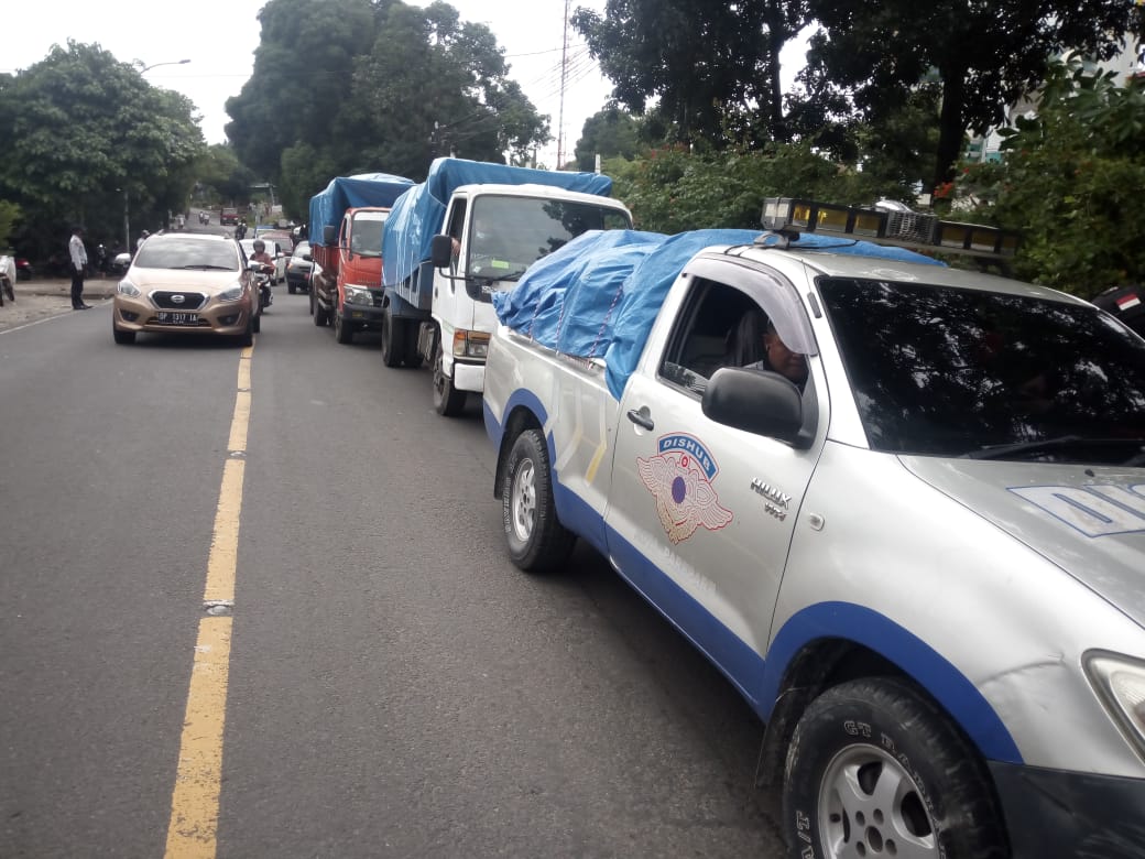 Dilepas Kadis, Bantuan Pemkot Menuju Sulbar