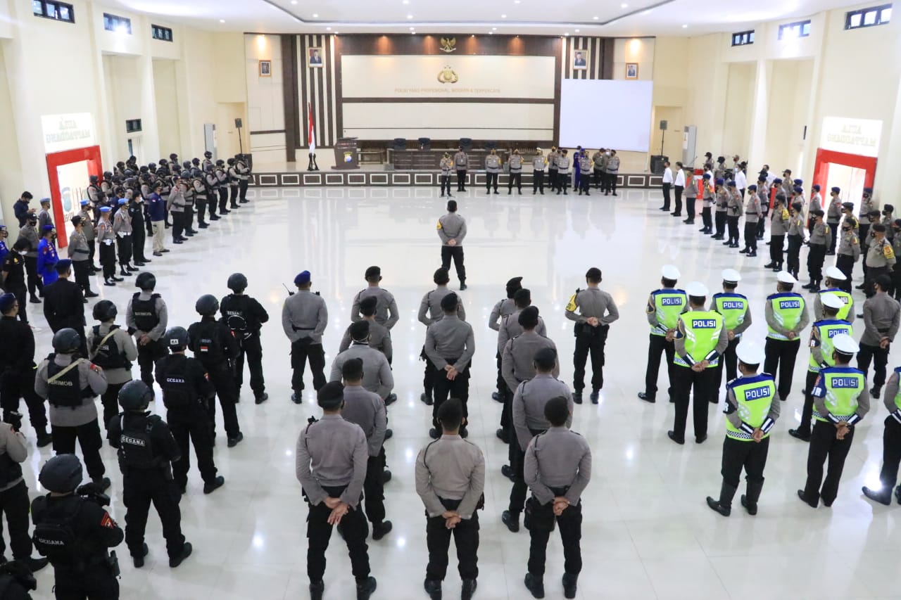 Wakapolda Cek Personel Operasi Aman Nusa