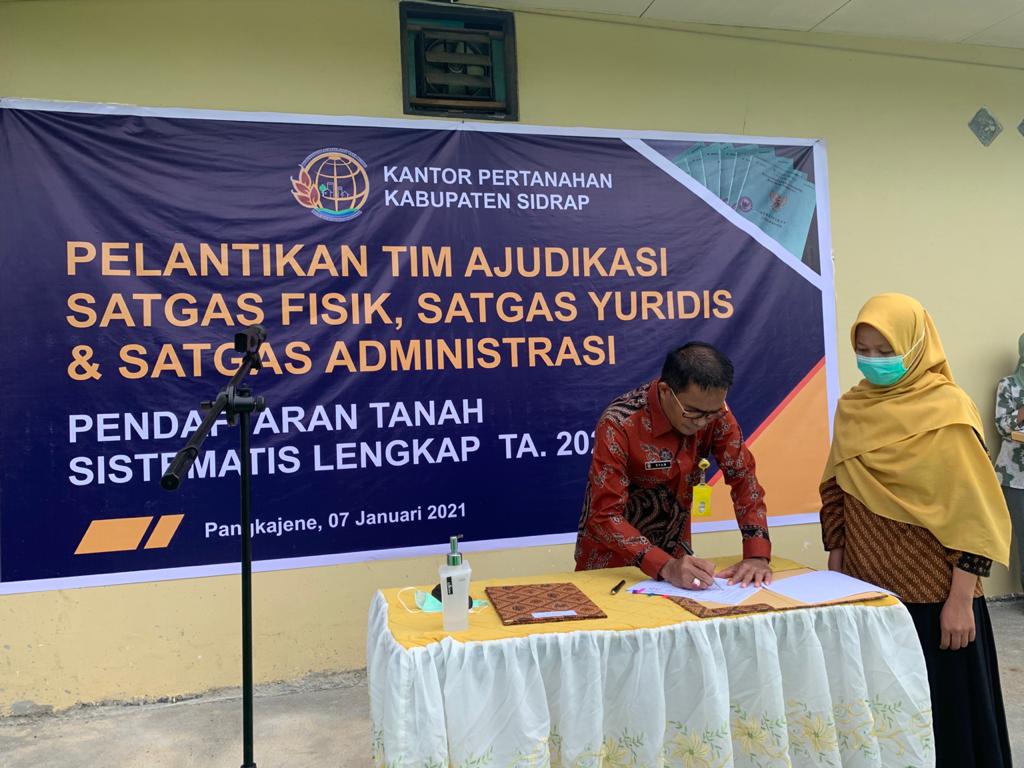 BPN Kukuhkan 60 Orang Tim Satgas