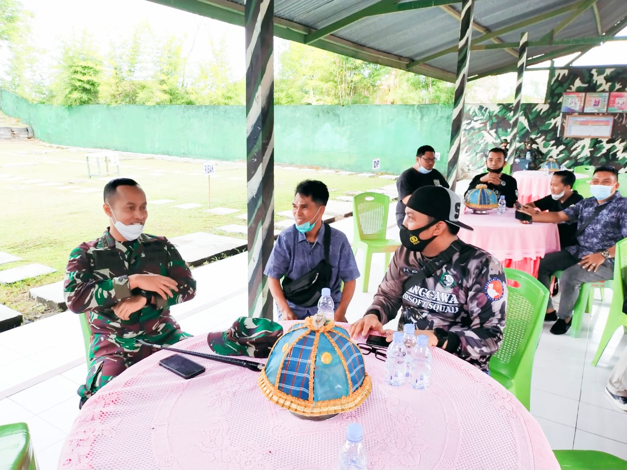 Dandim Awali Tugas Dengan Awak Media