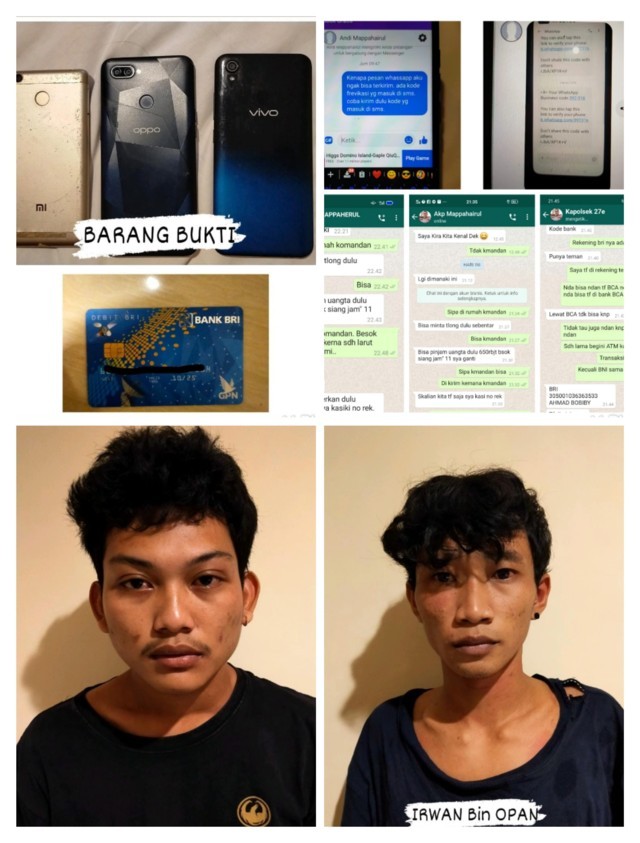 Akun WhatsApp Kapolsek Dipake Menipu