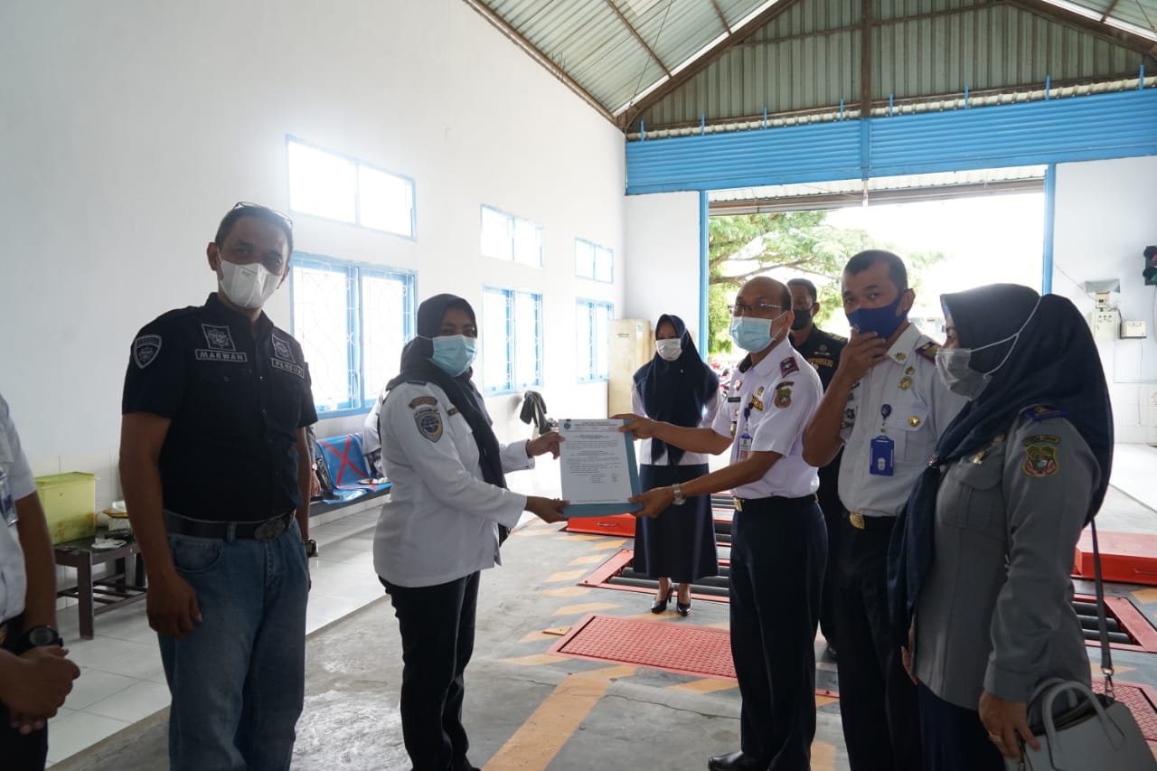 Tim Kemenhub Tinjau UPTD PKB