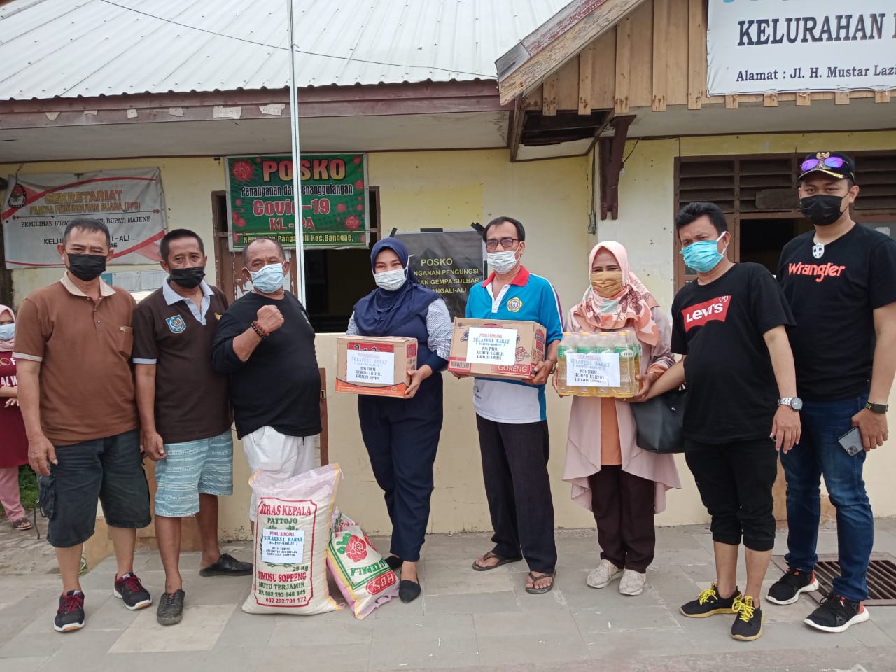 Apdesi Salurkan Bantuan ke Mamuju dan Majene