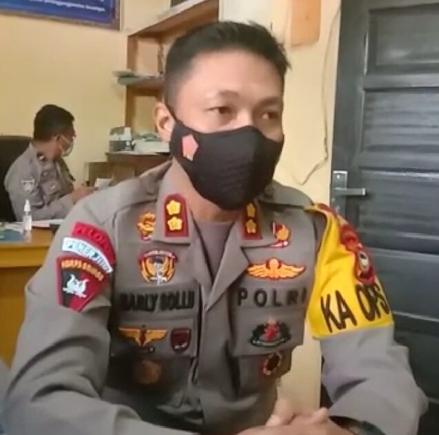 Kapolres Temui Pasien Covid-19