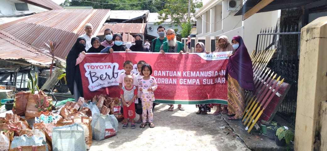 TAM Salurkan Bantuan Kemanusiaan Melalui Kalla Toyota
