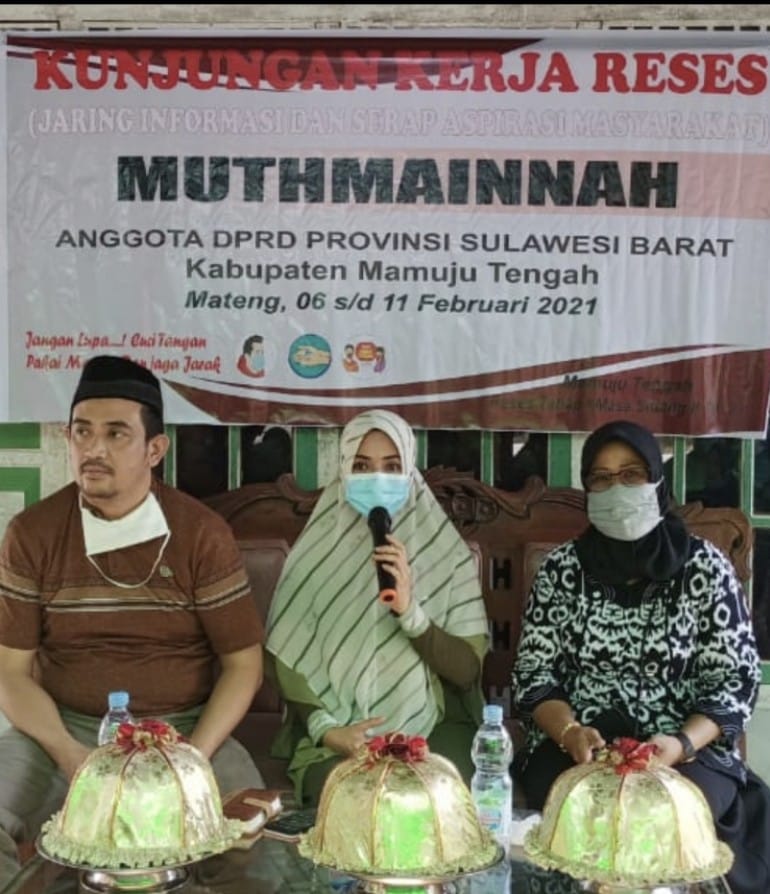 Kedatangan Muthmainnah Disambut Antusias Masyarakat Desa Sukamaju