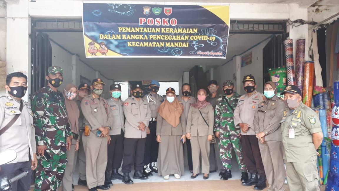 Polsek Mandai Dirikan Posko Pemantauan
