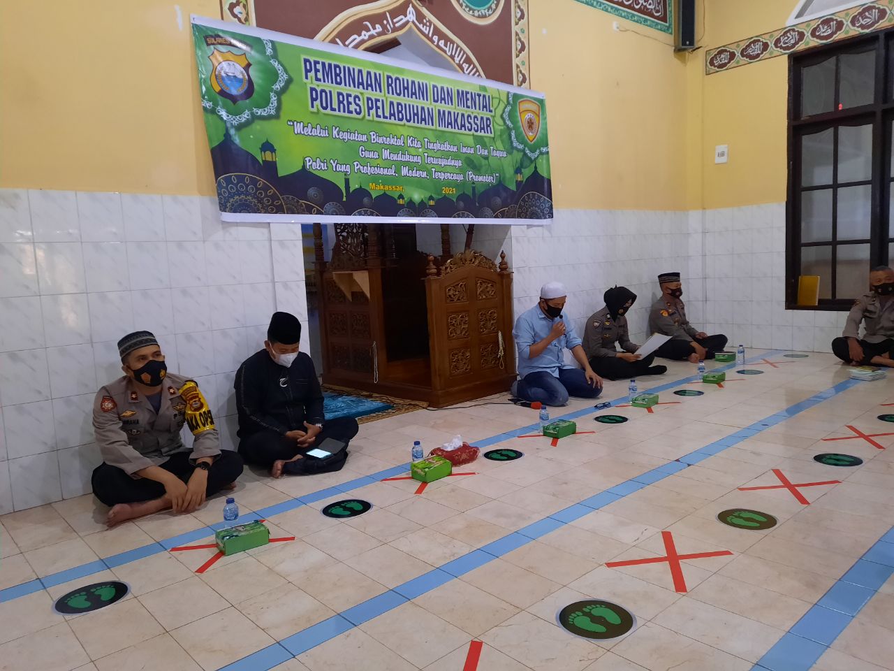 Polres Pelabuhan Makassar Gelar Binrohtal Tingkatkan Karakter Anggota