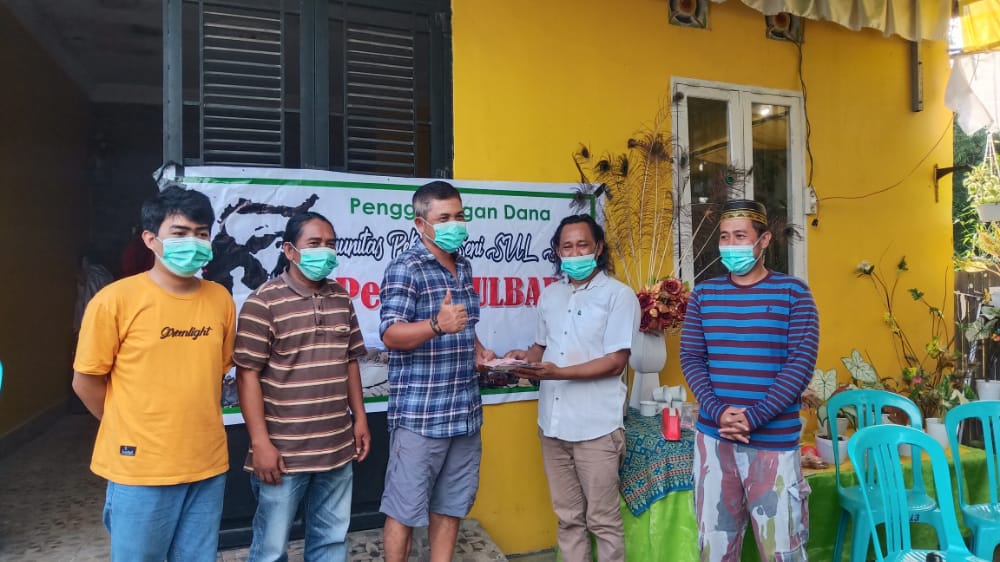Komunitas Pekerja Seni Sulsel Bantu Korban Gempa Sulbar
