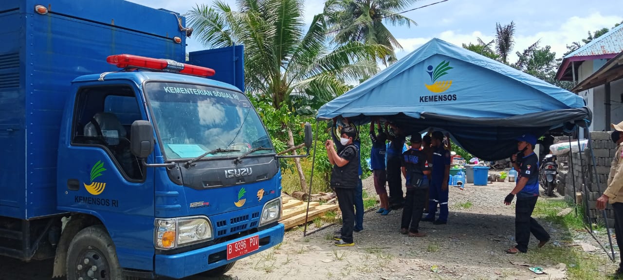 Dapur Umum Didirikan  untuk Korban Puting Beliung