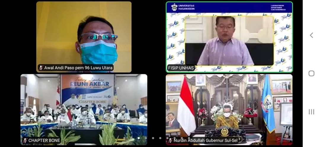 JK Minta Alumni FISIP Unhas Pelopori Dunia Politik Jangka Panjang