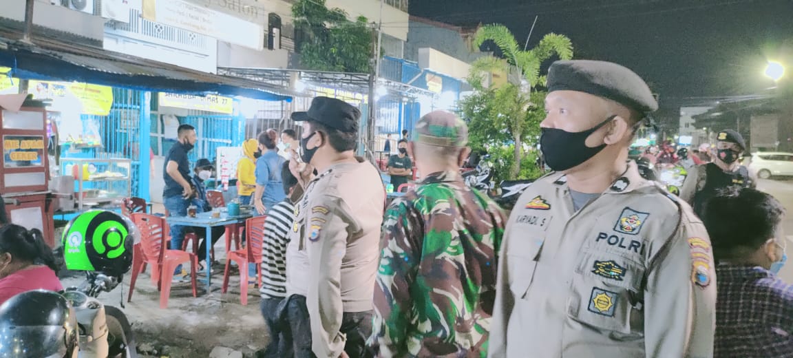 Polsek Bontoala Sanksi 25 Pelanggar Prokes