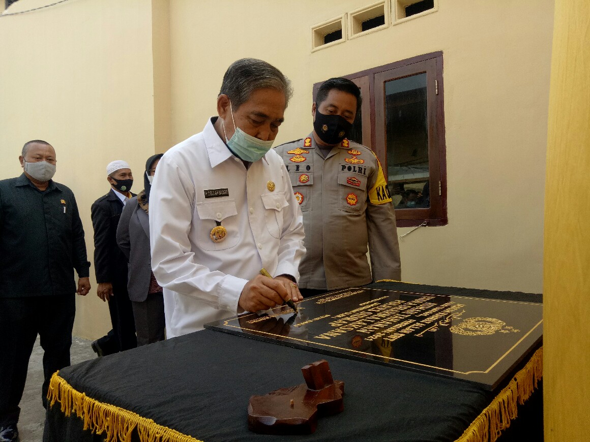 Dollah Resmikan Rutan Mapolres