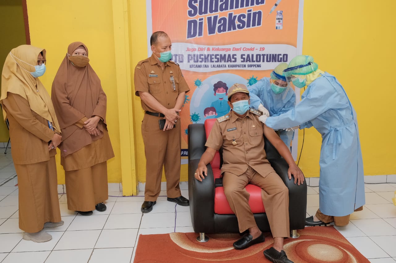 Bupati Ngaku tak ada Gejala Vaksin Dosis Dua