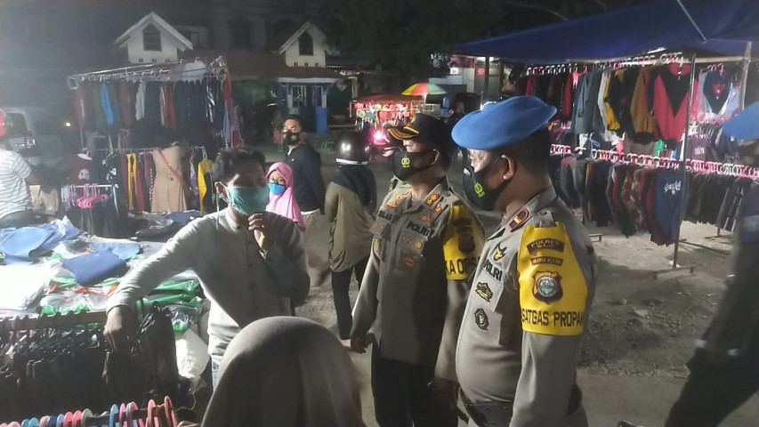 Kapolres Pimpin Operasi Prokes