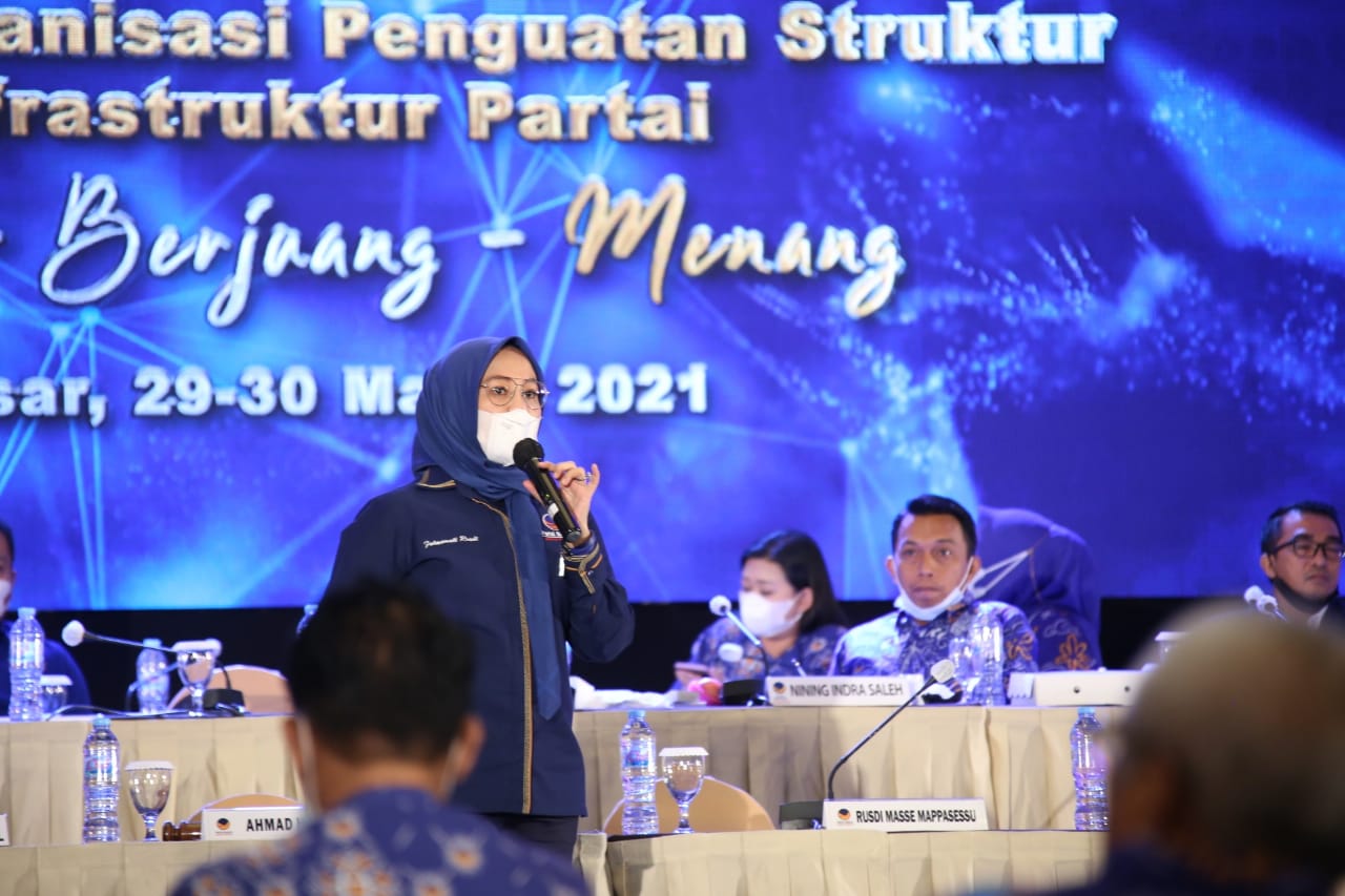 Fatma Risdi Jadi Pembicara di Rakorwil Nasdem