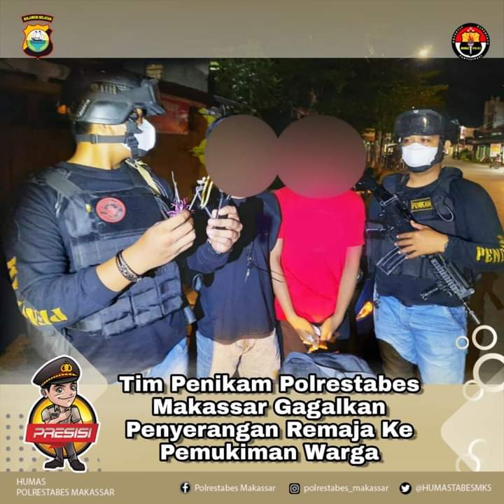 Dua Remaja Diamankan Bawa Anak Panah