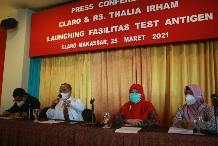 Hotel Claro Makassar meluncurkan fasilitas layanan rapid test antigen