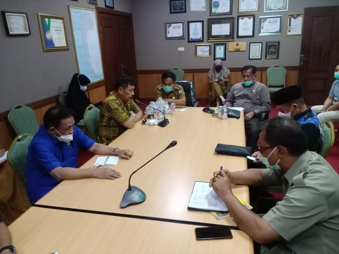 Tim Pansus Pengawasan Rehabilitasi dan Rekonstruksi Paska-Bencana DPRD Sulbar Lakukan Sharing Informasi dengan Pemkab Majene