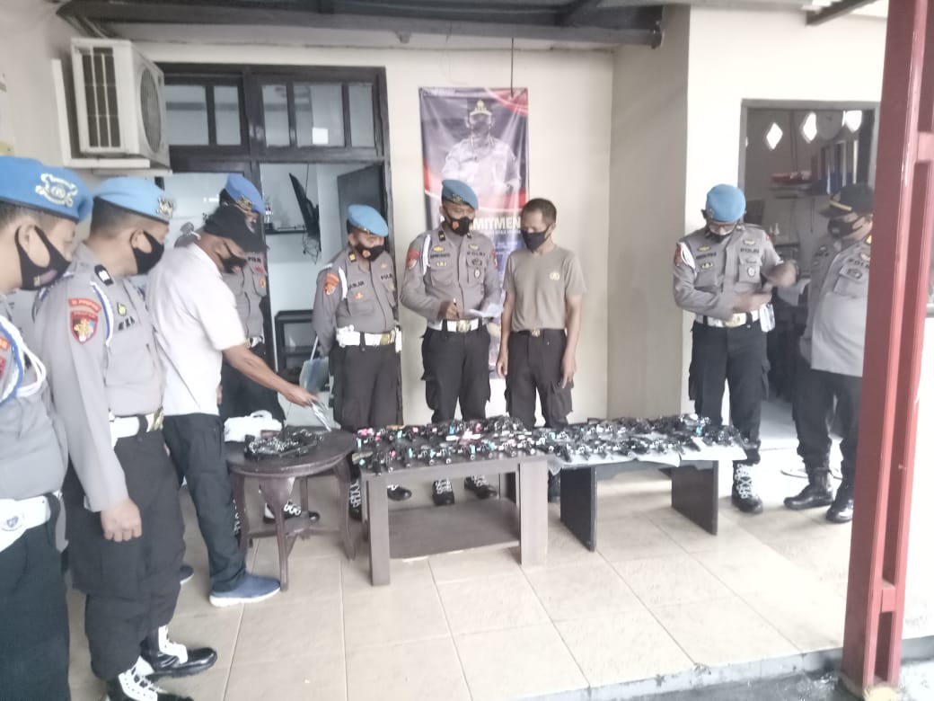 Provos Cek Senpi Personel dan Tahanan