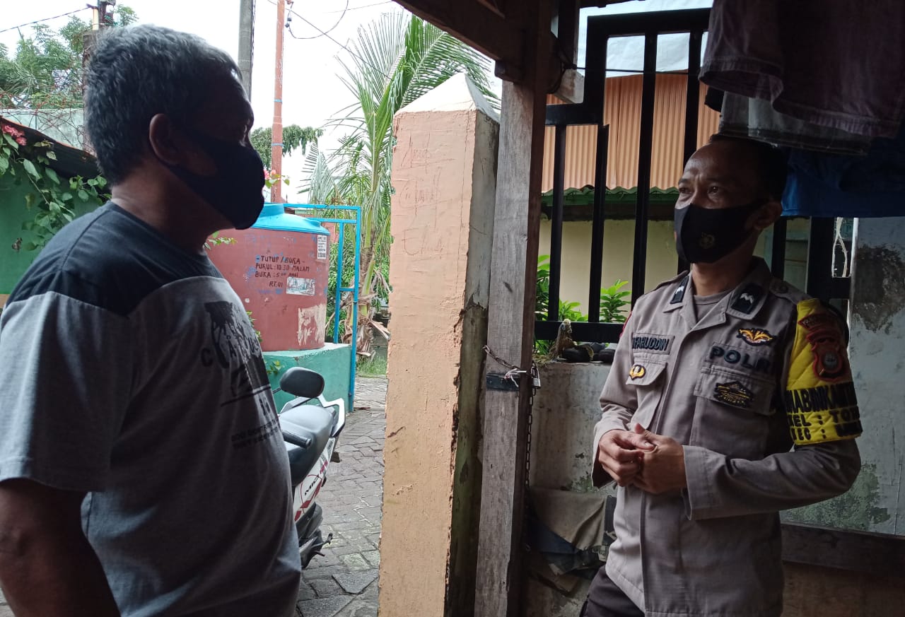 Tingkatkan sambang dan patroli, Bhabinkamtibmas Totaka sampaikan imbauan Protokol Kesehatan