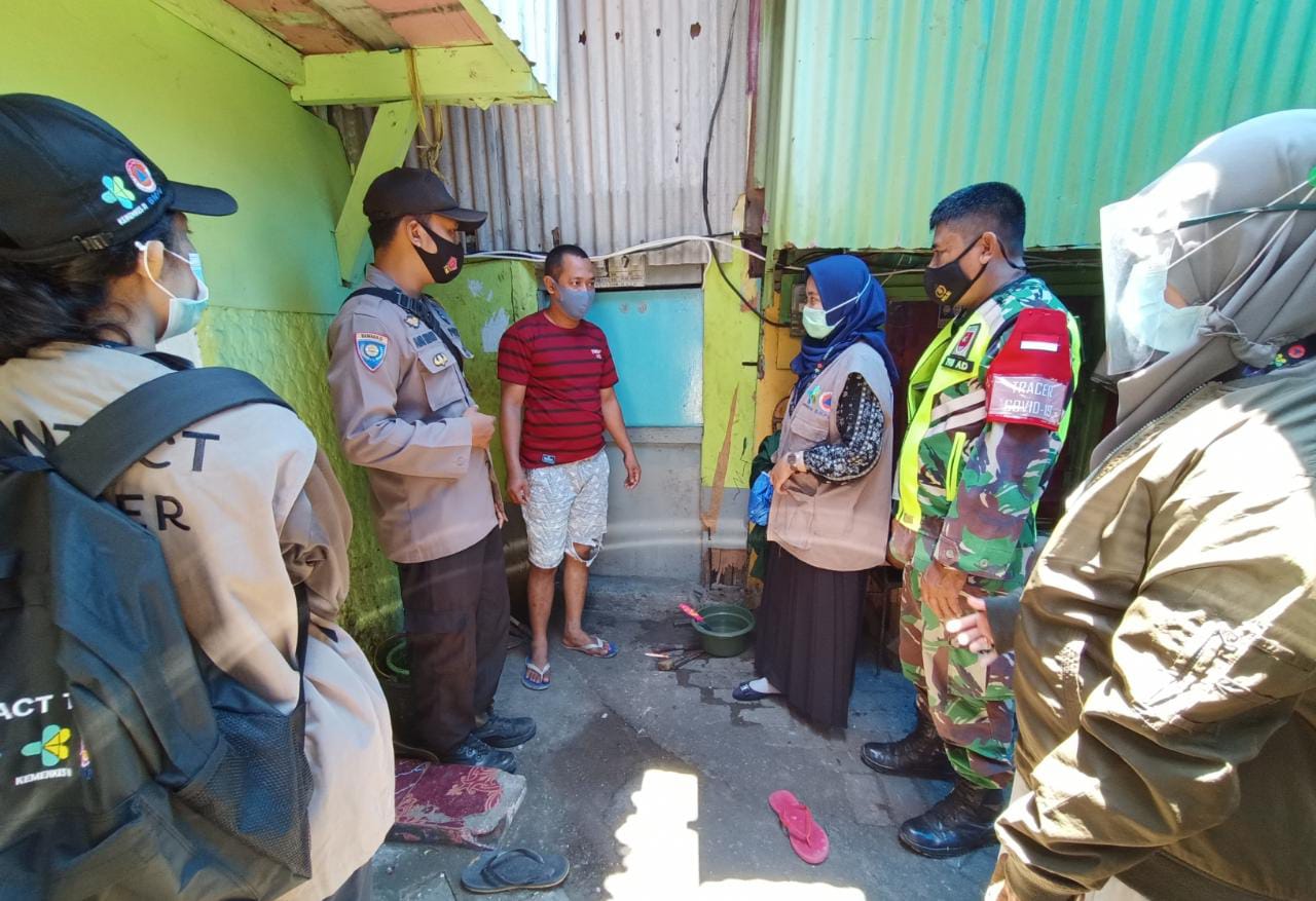 Tiga Pilar Kelurahan Mampu lakukan Pendataan PPKM Mikro di wilayah Polres Pelabuhan Makassar