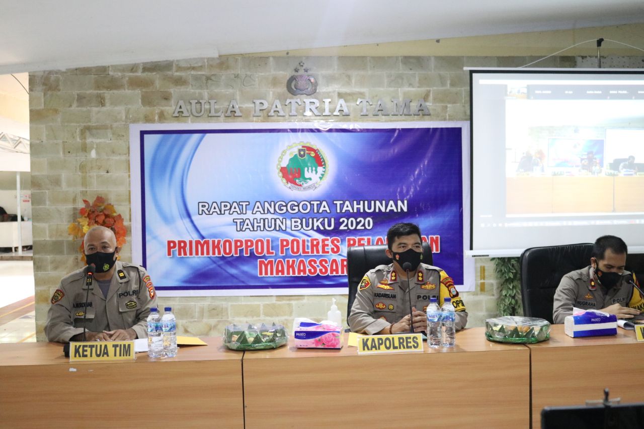 Kapolres Pelabuhan Makassar AKBP Kadarislam Buka Rapat Primkoppol Tahunan