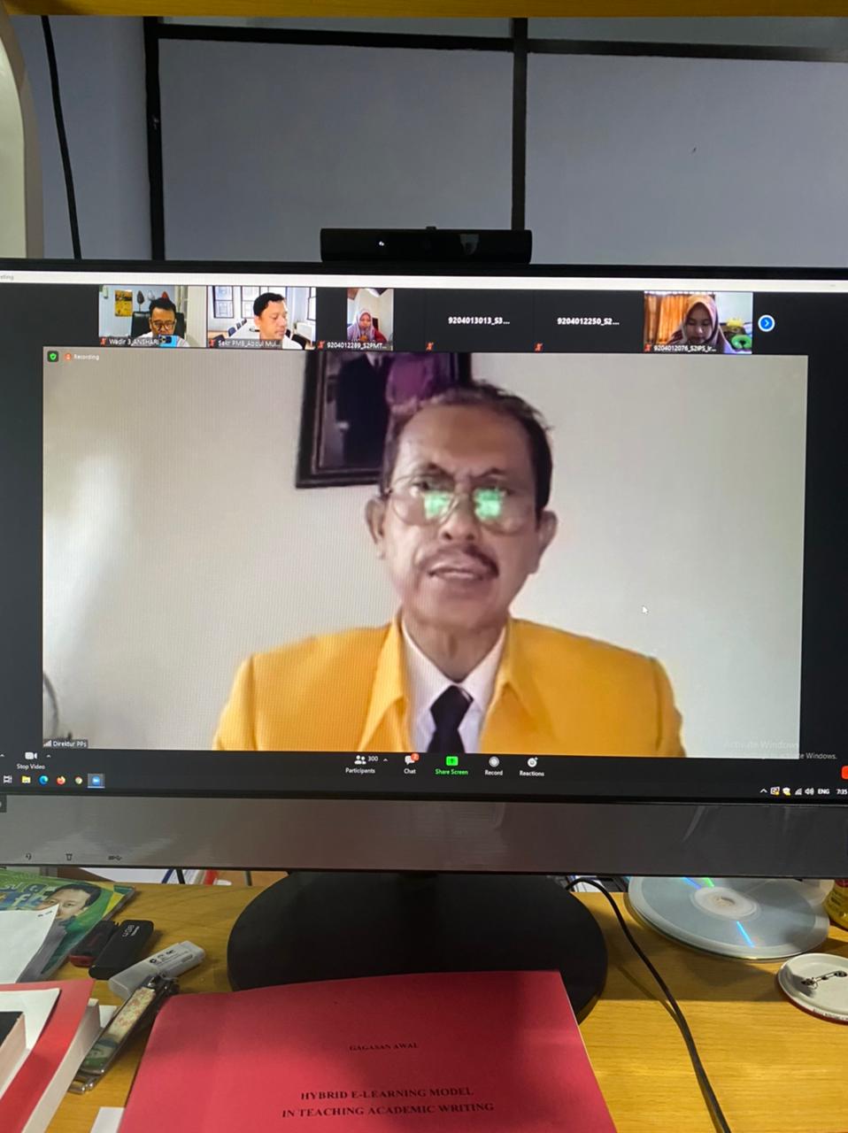 Direktur PPs UNM Buka Pelaksanaan Asesmen Penerimaan Maba 2021/2022