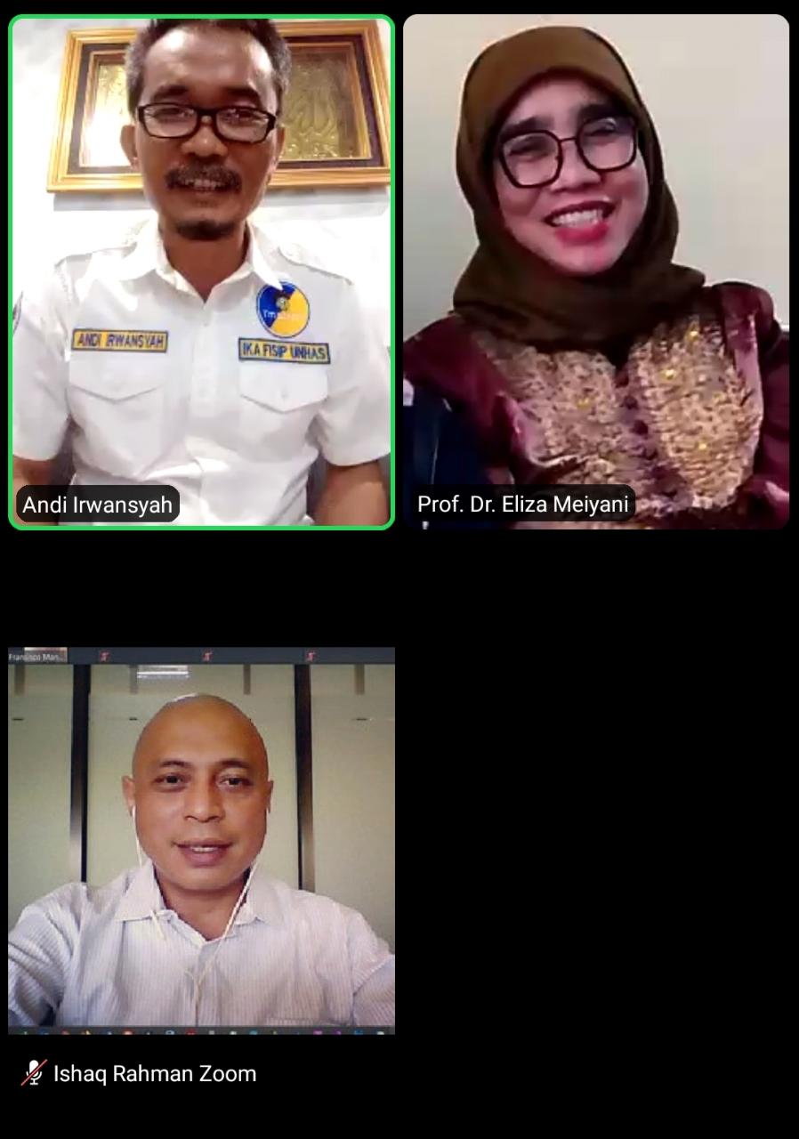 Seminar Nasional dan Mubes VI IKA FISIP Unhas Digelar 10 April 2021