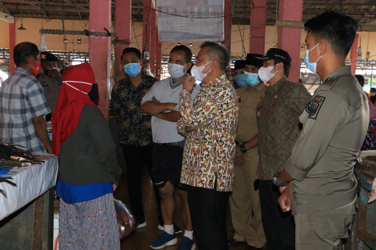 Budiman Pastikan Prokes Pasar Berjalan
