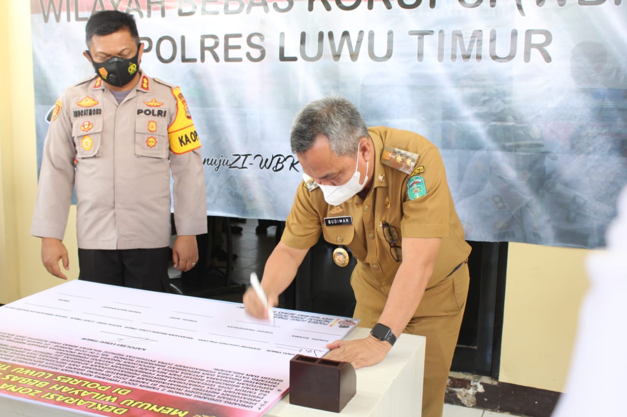 Wabup Hadiri Deklarasi Zona Integritas