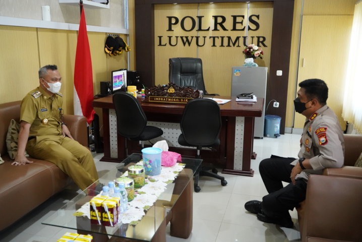 Temui Kapolres, Wabup Apresiasi Pengamanan