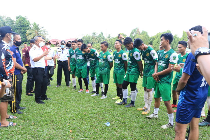 Tinjau TC Tim Sepakbola, Wabup Motivasi Pemain