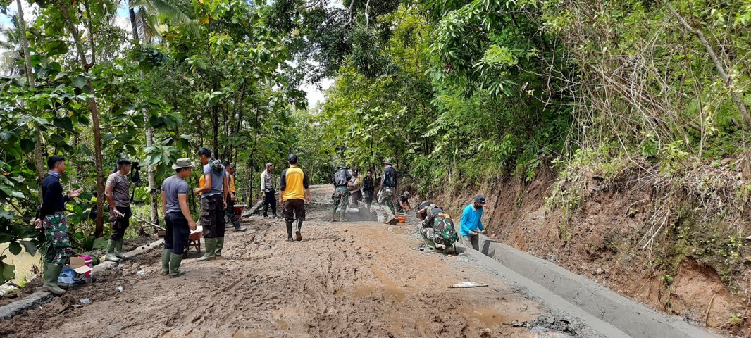 TMMD ke 110 Sasar Tanggul dan Drainase