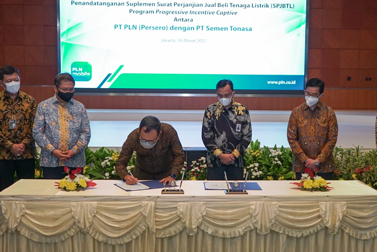 Semen Tonasa-PLN Kerja Sama Pemanfaatan Listrik