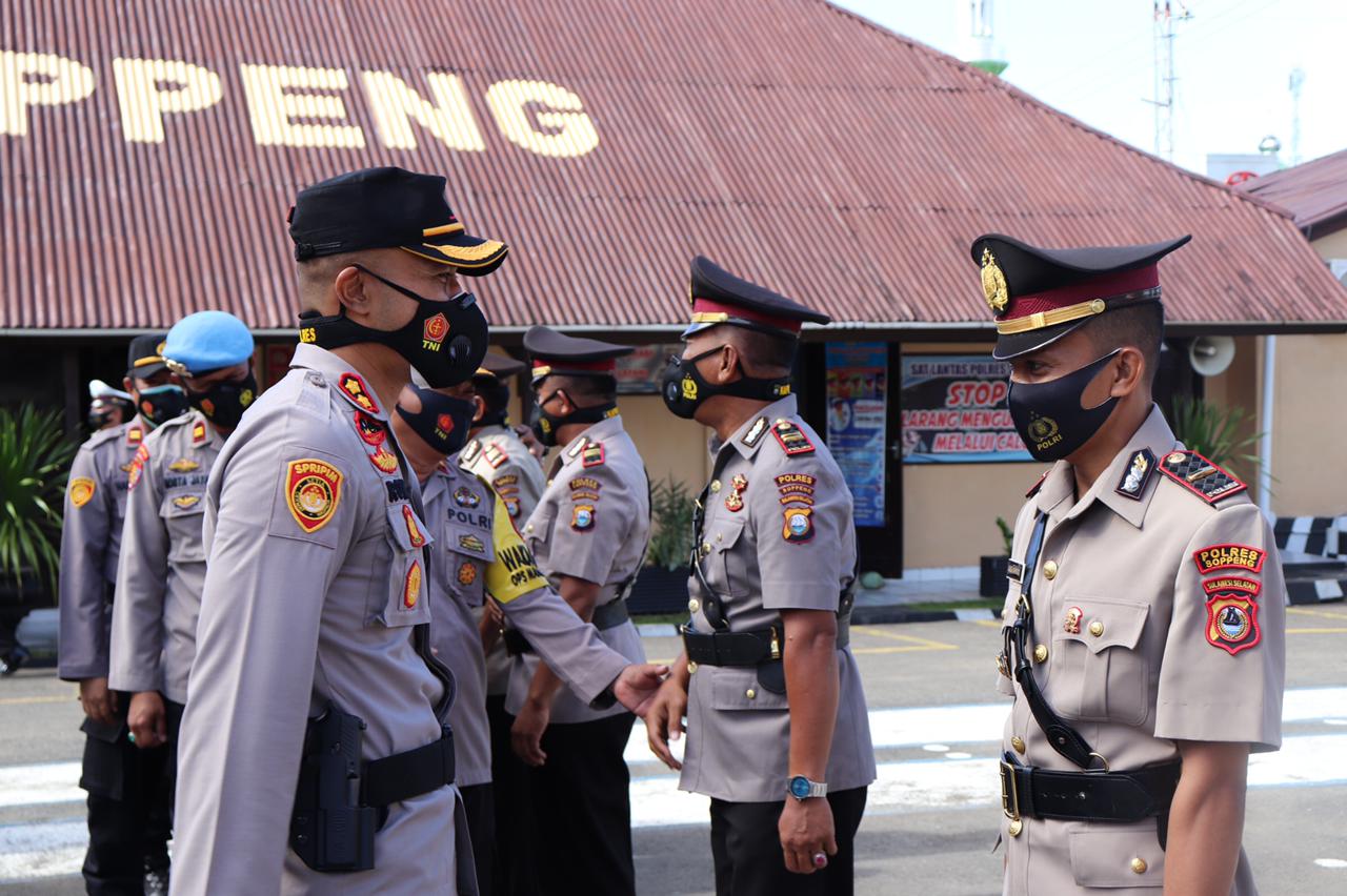 Kapolres Pimpin Sertijab para Pejabat