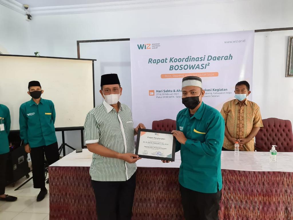 Bupati Amran Buka Raker WIZ