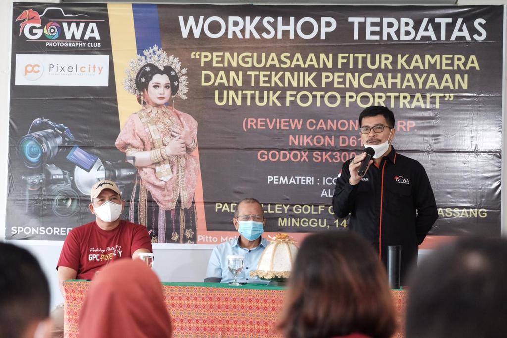 Fotografer Gowa Belajar Kuasai Fitur Kamera