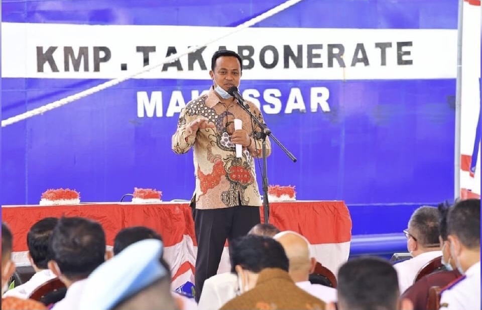 Plt Gubernur Resmikan KMP Takabonerate
